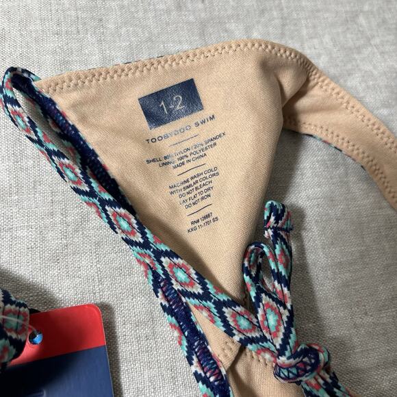 NWT Toobydoo Girl's Toddler Ready for The Beach Bikini Set Swimwear Size 1/2 T - Picture 6 of 6